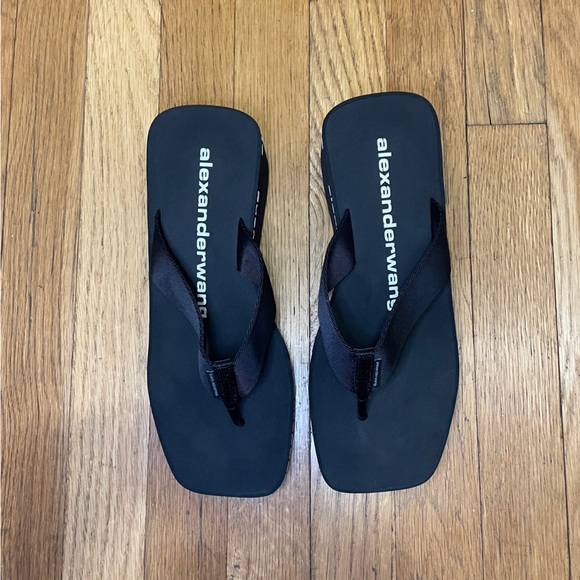 ALEXANDER WANG Nylon Wedge Heeled Sandals - Picture 6 of 7